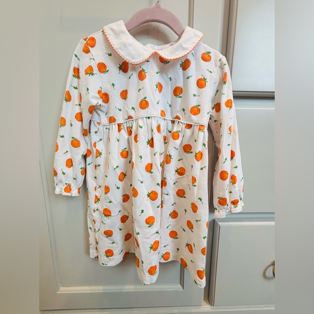 Charming Pumpkin Pattern Kids Costume Dress